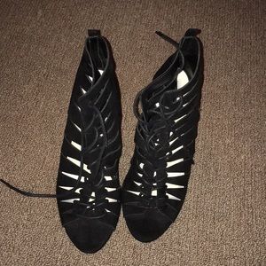 Lace-up Forever21 heels